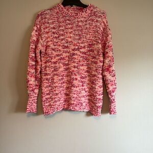 SHEIN Multicolor pink/purple sweater, size small